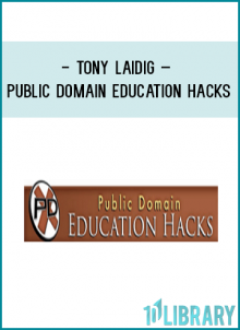 http://tenco.pro/product/tony-laidig-public-domain-education-hacks/