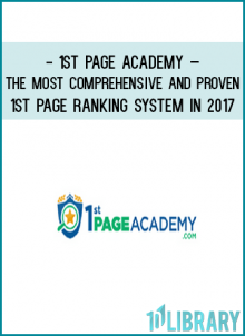 The Most Comprehensive and Proven 1st Page Ranking System On the Planet