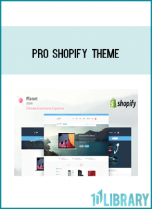 Pro Shopify Theme is a clean and beautiful theme created to maximize conversion rates