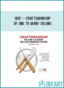 GKIC – Craftsmanship of One to Many Selling at tenco.pro