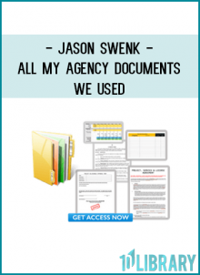 Jason Swenk – All My Agency Documents We Used At tenco.pro