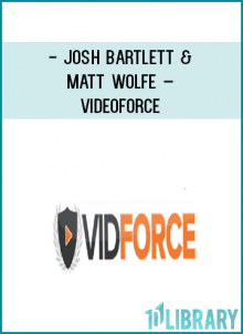 VidForce is a complete step-by-step program that teaches exactly how to create eye catching and engaging videos that sell.