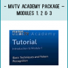 We encourage students, particularly those quite new to technical analysis, to purchase the complete MVTV Academy package. This is because the latter stages of the program do assume a good understanding of the earlier modules. However, depending on your existing knowledge and your own individual learning requirements, students are free to purchase tutorial modules separately.