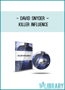 If you are one of the lucky few that are ready to take your influence skills to the next level, take action now with Killer Influence. Join David Snyder in expanding your hypnotic and influence skills in ways you never before thought possible.