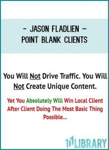 You Will Not Drive Traffic. You Will Not Create Unique Content.Yet You Absolutely Will Win Local Client After Client Doing The Most Basic Thing Possible…