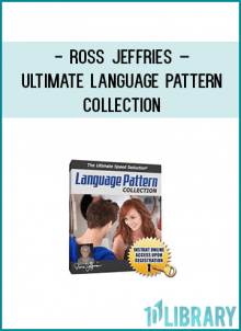 Ross’s language patterns provide beautiful examples of covert hypnotic language. Dear Speed Seduction® Fans and Students,