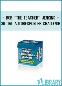 30 Day Autoresponder ChallengeAttention Visual Learners And Techno-Phobes!“Look Over My Shoulder And SEE Exactly What I’m Doing,When I’m Doing It, And Hear Why You Will Benefit
