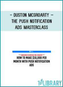 How to make $10,000 Per Month with push notification ads