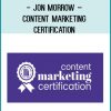 Jon Morrow – Content Marketing Certification at Tenlibrary.com