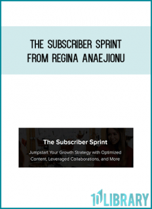 The Subscriber Sprint from Regina Anaejionu at Midlibrary.com