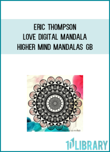 Love Digital Mandala - Higher Mind Mandalas GB - Eric Thompson