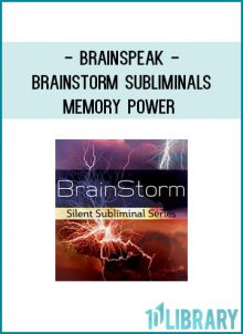 BrainStorm Silent Subliminals are the perfect combination of our proprietary Sound Pattern Technology and the powerful