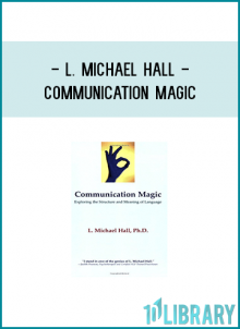 Dr. Hall shows how rich your life can be when you have total control over how you relate and interpret what you communicate with others. Clearly and logically, the author examines: how language affects the mental system, how language can perform magic exploitation in the nervous and immune systems and how we can be responsible responsible for managing your own brain.