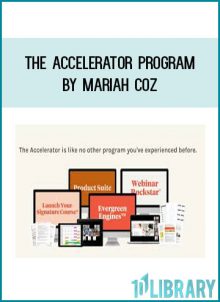 The Accelerator program includes access to all of our premium programs, content, templates and trainings in addition to weekly coaching, personal feedback on your work, and incredible support.