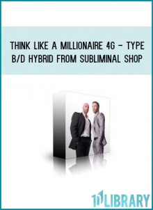 Think Like a Millionaire 4G - Type BD Hybrid from Subliminal Shop at Midlibrary.com