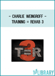 In 2010, the new standard was set when Dr. Charlie Weingroff introduced the “Training = Rehab, Rehab = Training” DVD set. The pioneering integration of health care and fitness professional — working together for patients and clients with pain or injury — quite simply changed the game.