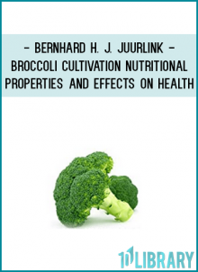 cultivation, post-harvest processing and how various cooking methods affect the bioactive components in broccoli.(Imprint: Nova)
