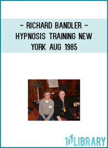 Classic Bandler Hypnosis Training from 1985
