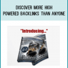 Discover More High Powered Backlinks Than ANYONE