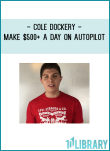 The story of Cole Dockery begins 4 years ago when he figured out that college was not an option for him. So, he decided to start working and after working for an hourly wage of $18, he decided to quit his job and pursue a career in digital entrepreneurship.