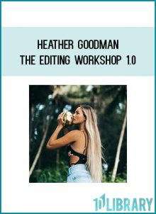 At the end of the course you can watch me edit an entire photo session - from start to finish - using the tools + techniques taught throughout the class