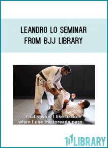 This is the seminar that Leandro Lo did for BJJ Library (Saulo and Xande Ribero’s site).  It is in Portuguese