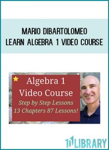 Learn Algebra 1 in this step by step video course. Whether you are using this course to review Algebra, are doing independent study