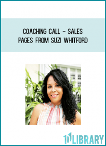 Coaching Call - Sales Pages from Suzi Whitford at Midlibrary.com