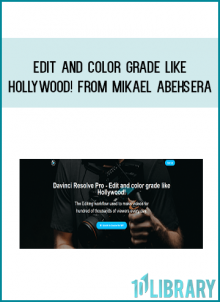 Davinci Resolve Pro - Edit and color grade like Hollywood! from Mikael Abehsera at Midlibrary.com