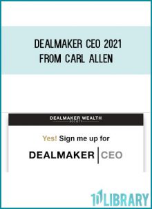 Dealmaker CEO 2021 from Carl Allen