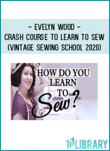 is finally time to dust off that machine and learn how to make your own unique clothing!