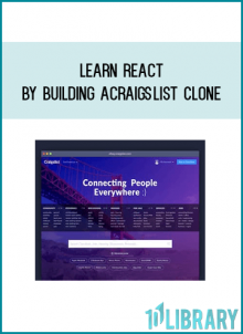 Learn React by Building a Craigslist Clone from Joe Santos Garcia at Midlibrary.com