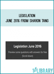Legislation June 2016 from Sharon Tang at Midlibrary.com