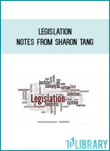 Legislation Notes from Sharon Tang at Midlibrary.com