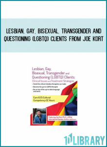 Lesbian, Gay, Bisexual, Transgender and Questioning (LGBTQ) Clients from Joe Kort at Midlibrary.com