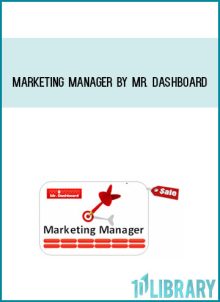 Marketing Manager by Mr. Dashboard at Midlibrary.com