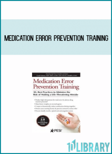 Medication Error Prevention Training from Rachel Cartwright-Vanzant at Midlibrary.com
