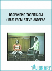 Responding to Criticism (1988) from Steve Andreas at Midlibrary.com