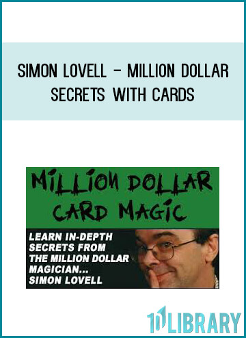 It's a little bit of hard-won expert knowledge that will help explode your card magic skills like a drop of gasoline in an engine.