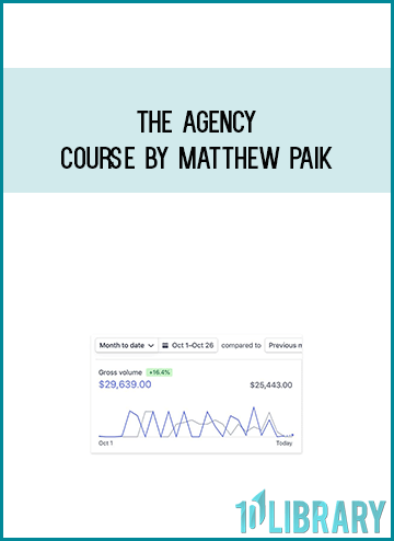 The Agency Course by Matthew Paik at Midlibrary.com