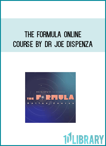 The Formula Online Course by Dr Joe Dispenza at Midlibrary.com