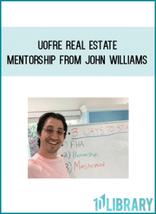 UofRE Real Estate Mentorship from John Williams at Midlibrary.com
