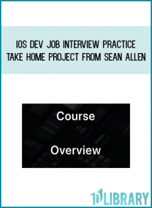 iOS Dev Job Interview Practice - Take Home Project from Sean Allen at Midlibrary.com