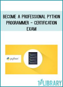 Become a Professional Python Programmer - Certification Exam from Stone River eLearning at Midlibrary.com