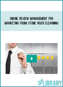 Online Review Management for Marketing from Stone River eLearning at Midlibrary.com
