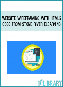 Website Wireframing with HTML5 & CSS3 from Stone River eLearning at Midlibrary.com