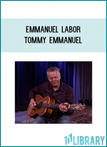 Emmanuel Labor provides a personal, one-on-one setting in which not only music aficionados can enjoy performances of some of Tommys best-loved tunes, but also offers guitar players instruction by one of the worlds best. Tommy Emmanuel, fingerstyle master and performer, shares his personal insight and technique to sixteen tunes. Pieces shown include cuts from his albums Only, Endless Road and The Mystery. As a bonus feature on the DVD a few sections are slowed down, with no compromise in pitch or video, to better see the exact execution that Tommy uses. DVD length: 166 minutes.