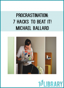 We will help you discover and understand the process and key skills to help you break the cycle of procrastination!