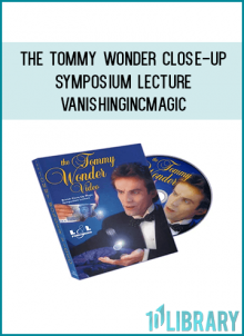 Tommy Wonder was one of the world's finest performers and magical thinkers, and this DVD captures some of his best close-up work when he presented his lecture at the British Close-Up Magic Symposium in Bath. Shot with two broadcast cameras.
