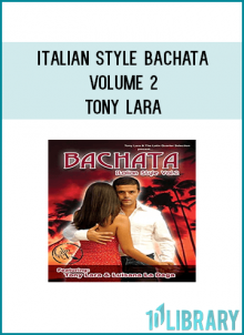 Here is your chance to learn and develop one of the most Sensual, Sexy and Fun latin dances!! Tony & Daniela will teach you some Fun Footwork, Sexy Body Movements, adding Sensuality and Stylish Partnerwork.This DVD (Volume 2) is suitable for complete beginner-intermediates. This course is probably the best way to get started with Bachata!There are many bachata DVDs on elib, both current and upcoming… Most of them however are not a “good starting place”. I would say that Tony Lara’s video is a great head start because it shows moves that are sexy, fun and will make you stand out but are EASY to learn. A lot of the other DVDs show moves that are much harder to learn, yet nowhere nearly as fun or sexy. I recommend going through the Tony Lara program (5 volumes) first, and then going into other DVDs to fill out the missing gaps and details. Tony doesn’t explain a lot of technique and detail. This is perfect for learning a lot of cool stuff fast… but to go advanced you will want the details and technique second…